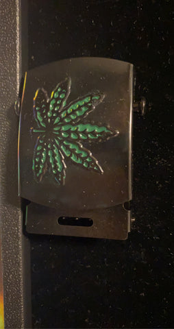 Weed Leaf Belt Buckle