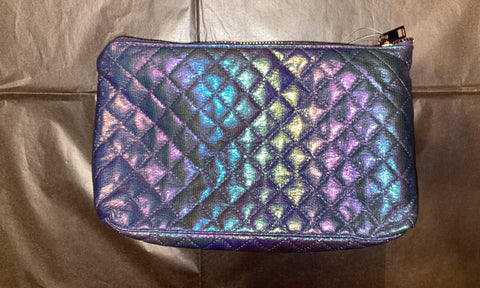 Iridescent Purple Makeup Bag