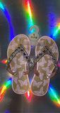 Butterfly Iced Out Sandals
